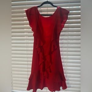 Sexy and cute red dress